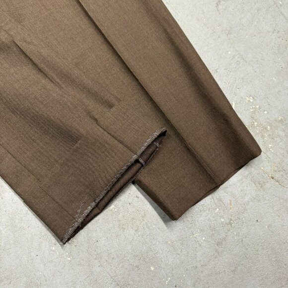 Brooks Brothers Makers & Merchants Dress Pants Wool Trousers SaxXon USA 36x29 - Picture 7 of 9
